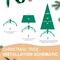Edge Collections - 7.5' - Lifelike Full & Flocked Christmas Tree Collection - 1 Piece